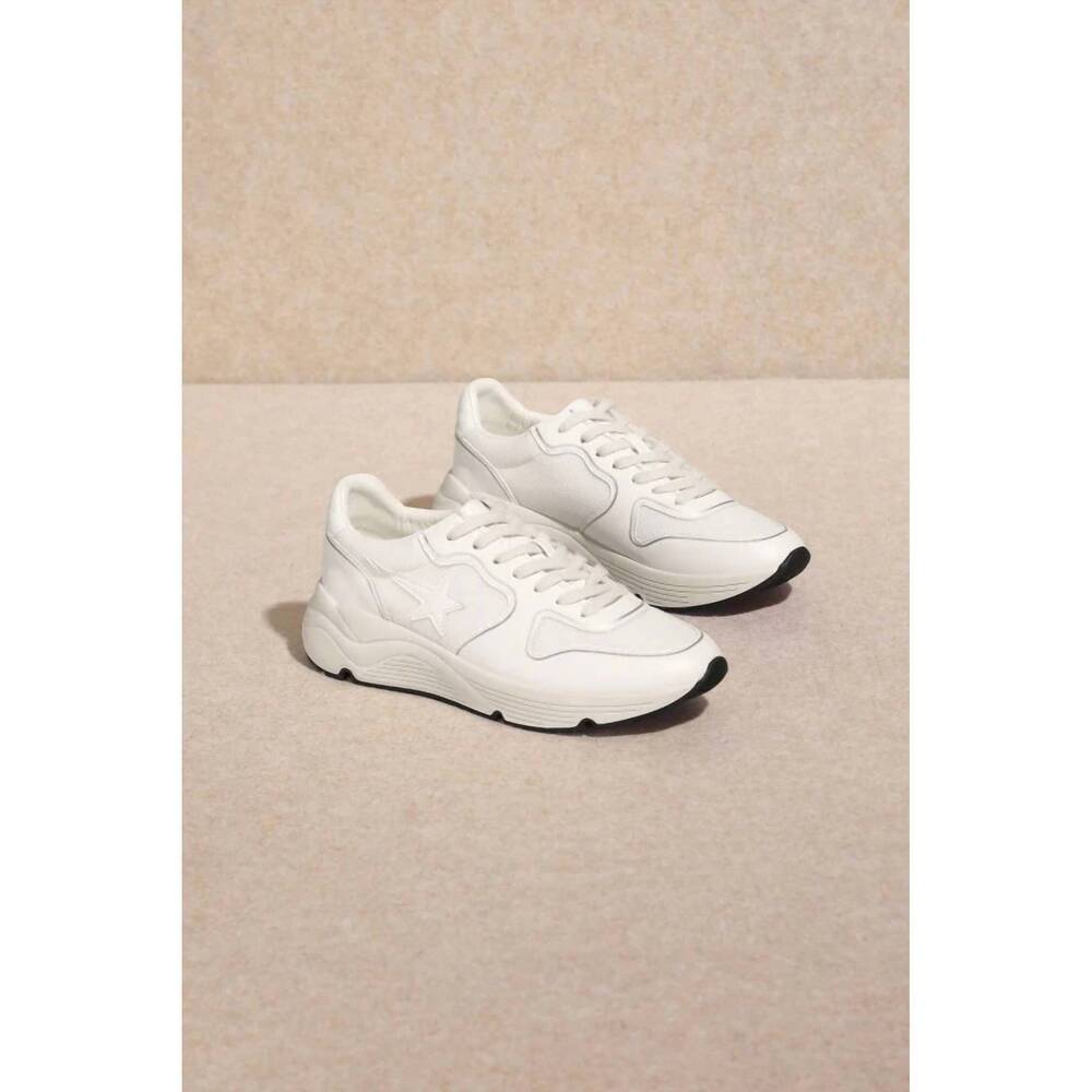NEW MIIM women's rowan popstar suede sneaker in white